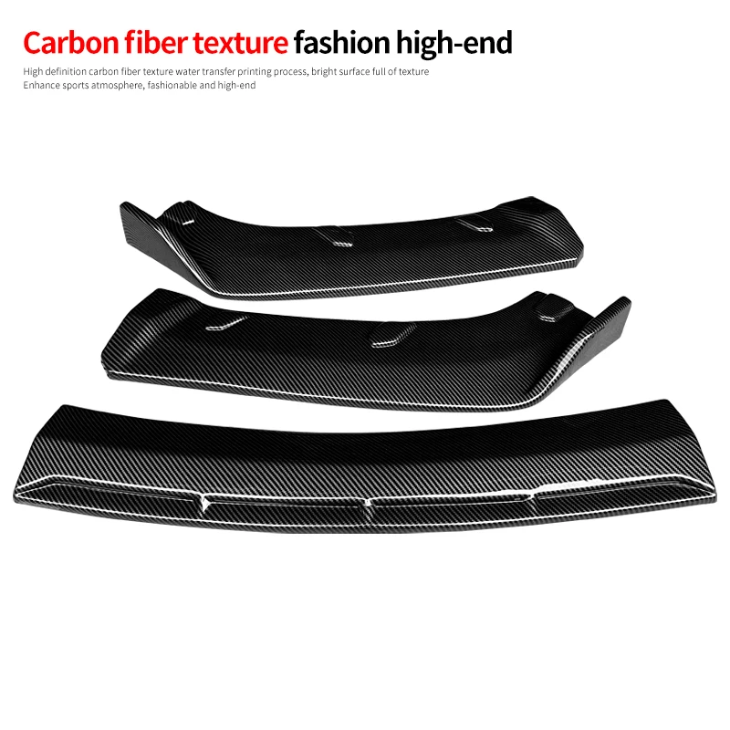

Car Front Bumper Splitters Lip Body Kit Spoiler Side Skirts Extensions Wrap Angle For BMW 5 Series F18 F10 520i 530i 2008-2013