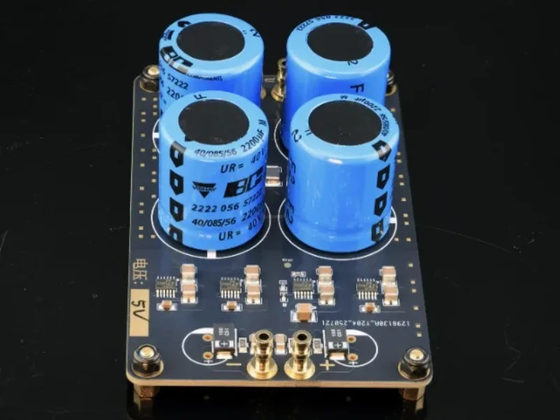 Quad parallel lt3045 linear power supply 2A current ultra-low ripple ultra-high PSRR high-performance power supply PCB