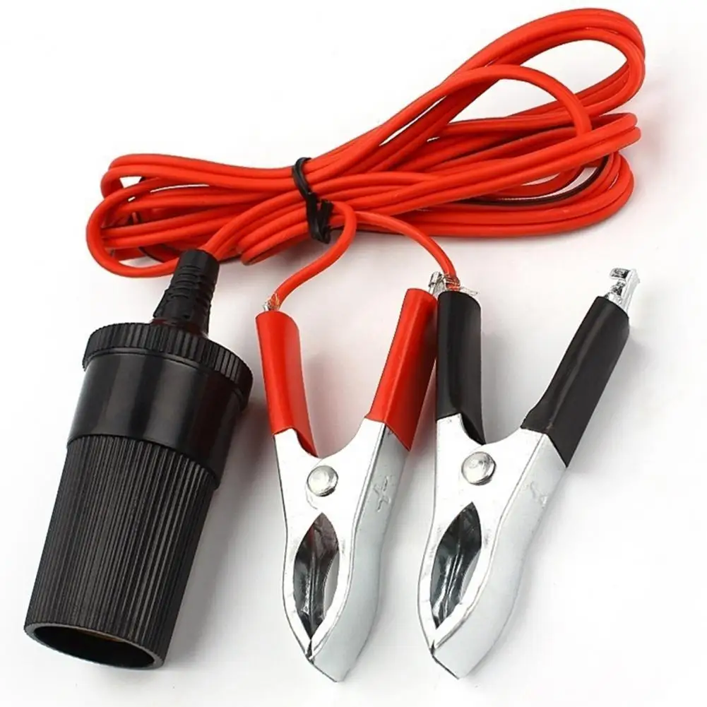 12V Car Jump Starter Connector Emergency Lead Booster Cable Battery Clamp Clip Battery Booster Cable Clamps Jumper Booster Cable