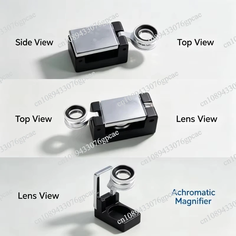Clear Vision Open Design Magnifying Glass for Detailed Observation Achromatic Box Magnifier