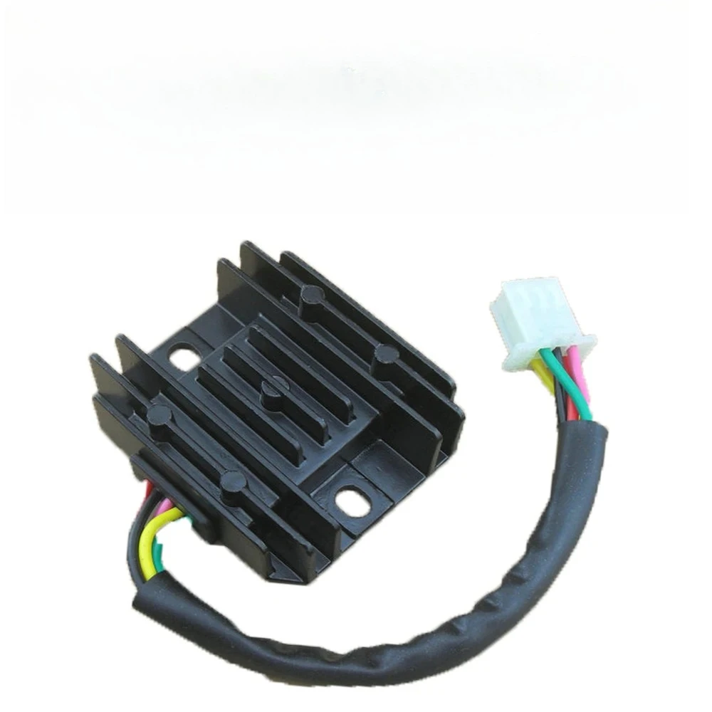 Motorcycle Rectifier Suitable for CG125 Small Plug Motorcycle Rectifier Voltage Regulator Regulator Charger 75w