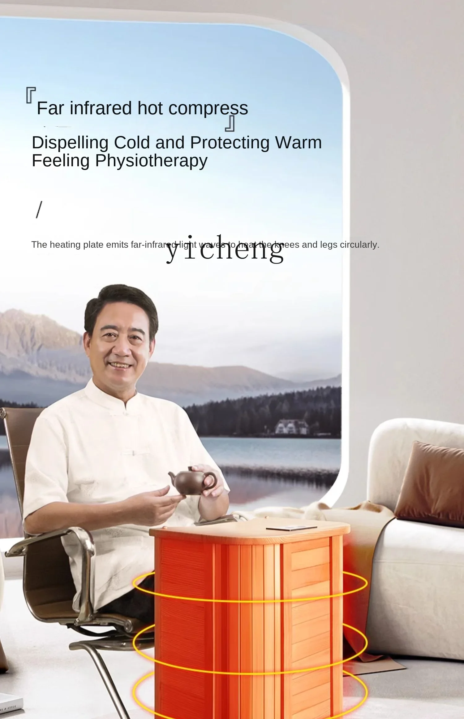 TQH Far Infrared Foot Bath Bucket Spectrum Sweat Steaming Foot Health Care Bucket Steaming Leg Fumigation Bucket