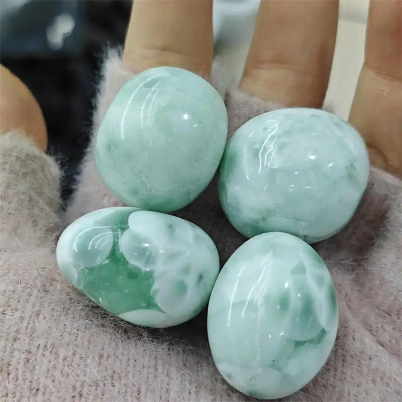 1KG Natural China Larimar Tumbled Stone Fountain Rolling collection specimen Healing meditation Decor