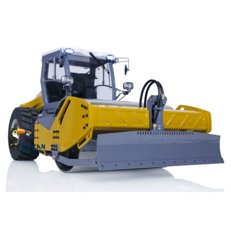 Auf Lager 1/14 LESU Metall Hydraulische RC Straßenwalze Aoue-H13i Bau Lkw Auto Fernbedienung RTR Batterie W/Sound Licht
