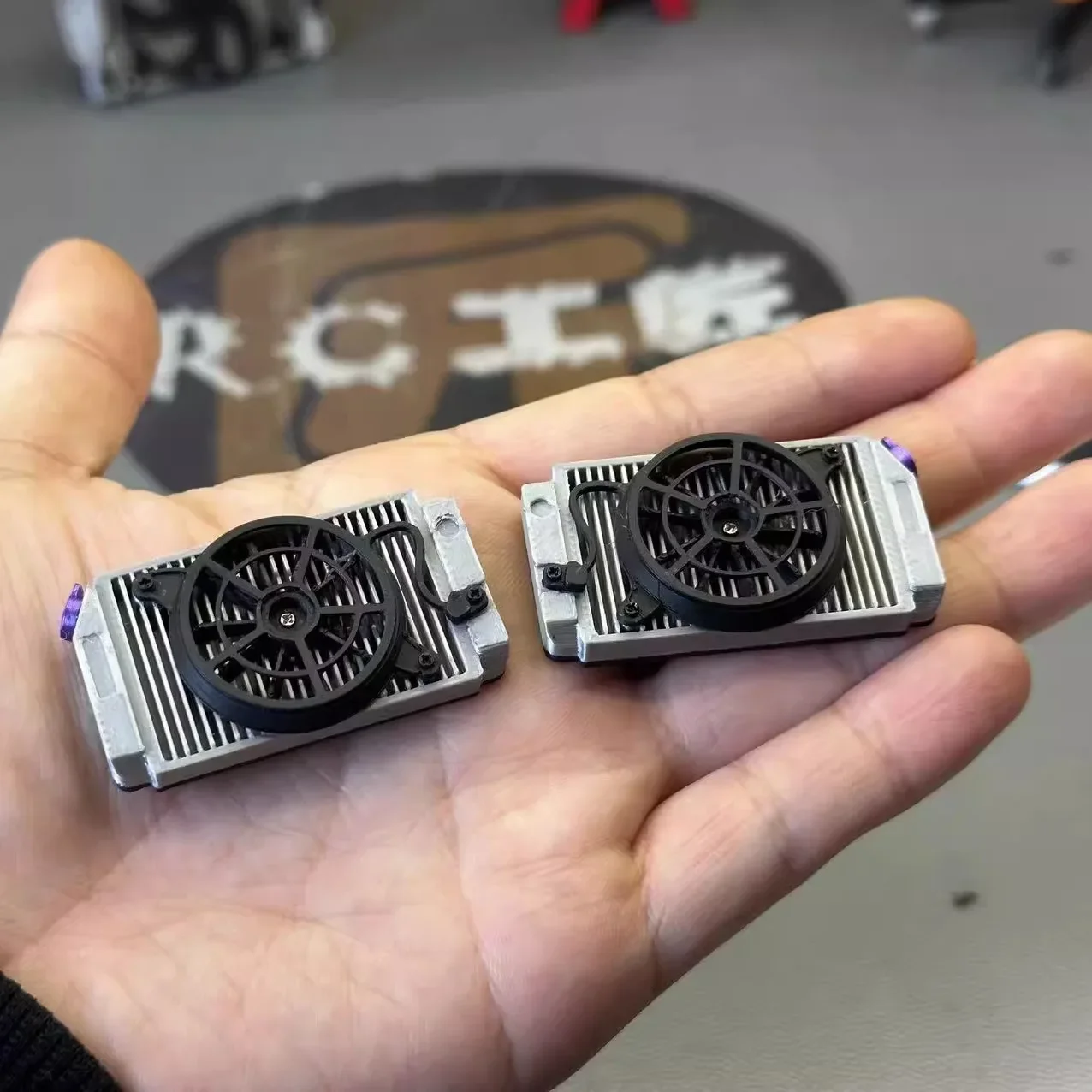 1 مجموعة محاكاة بالوعة الحرارة نموذج ل 1/8 1/10 RC الزاحف سيارة Traxxas TRX4 TRX6 SCX10 اكسسوارات