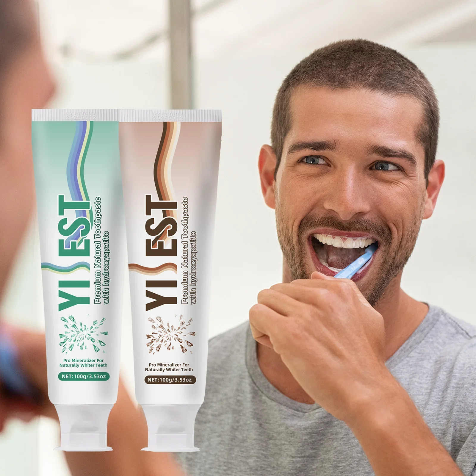 Nano Hydroxyapatite Toothpaste Mint To Remove Bad Breath Fresh Breath  Whitening Stain Removal Toothpaste