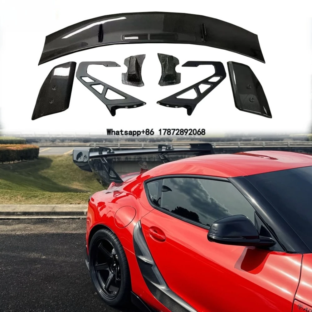 

Wholesale For Gr Supra A90 A91 Mk5 Dry Carbon Fiber AD V3 Style Rear Wing Spoiler Lip Wings Body Kit