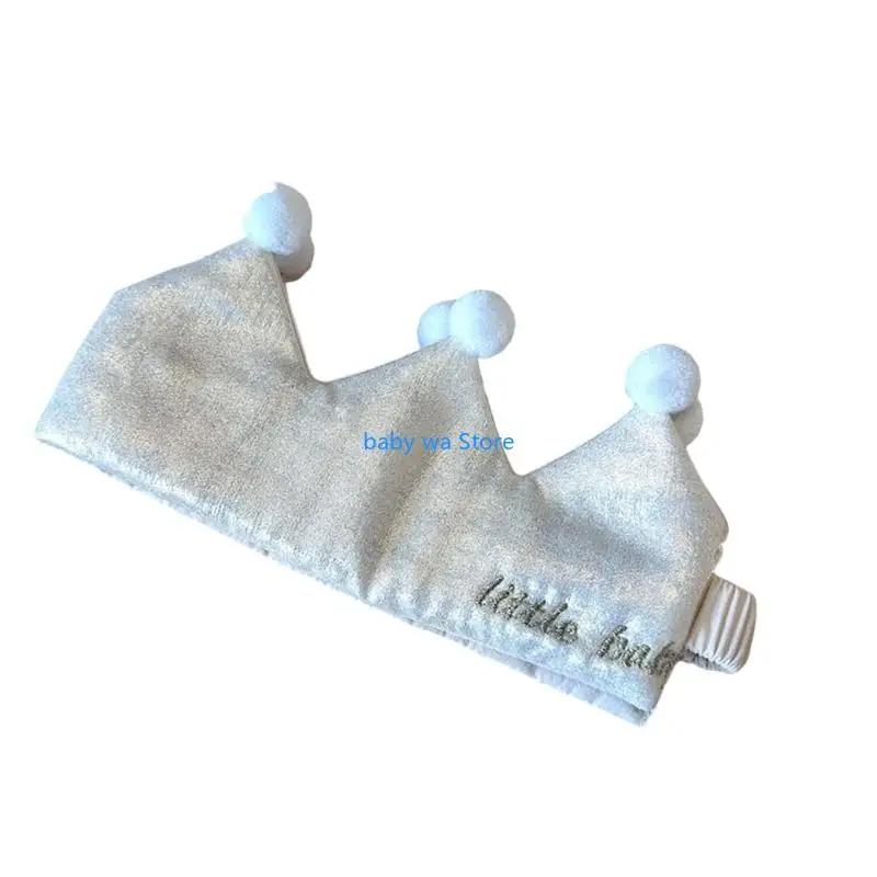 Royal Theme Baby Boy Headwear For 100 Days Celebration First Birthday Accessory 4XBD