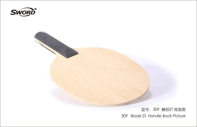 Original SWORD 309 Table Tennis Blade 9 Ply Wood Defensive Blade Soft Vibration Ping Pong Blade FL ST Handle For Chopper Player