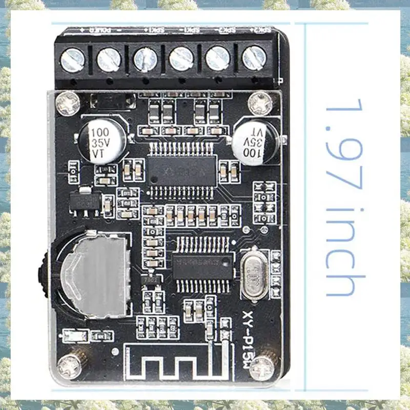 New-3X 20W Stereo Bluetooth Power Amplifier Board 12V / 24V High Power Digital Power Amplifier Board XY-P15W Without Shell