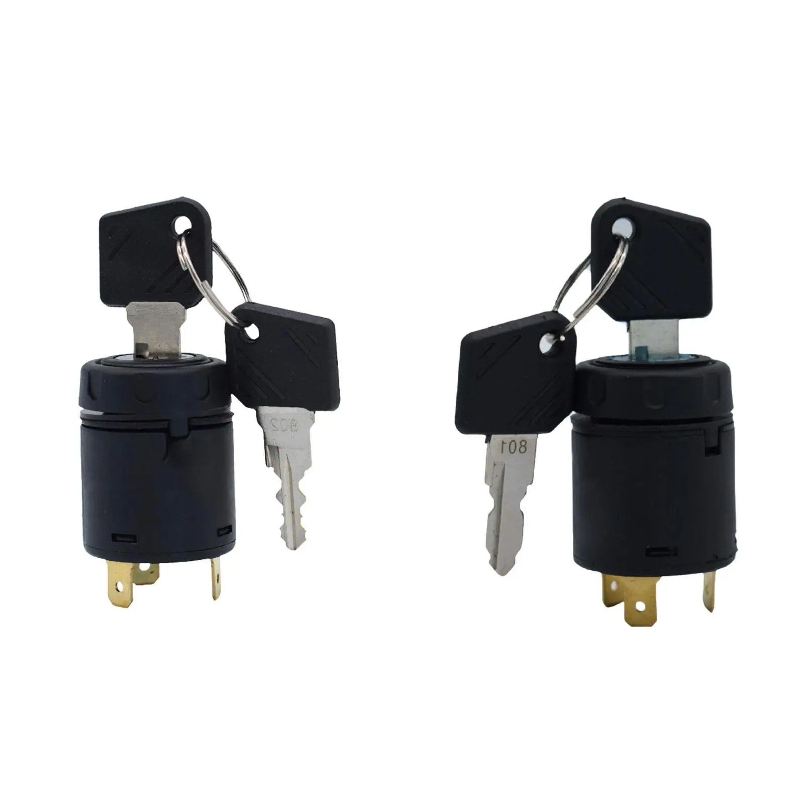Picture 3: Replacement Forklift Ignition Key Switch Durable Metal Start Switch for Electric Forklift Parts Control and Tractor