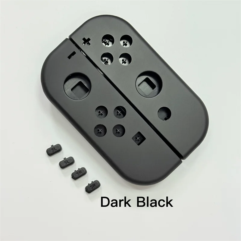 1PC Dark Black / Black Grey Housing for Nintendo Switch NS Joycon Shell Replacement Joy-con Case with Middle Frame SL SR Buttons