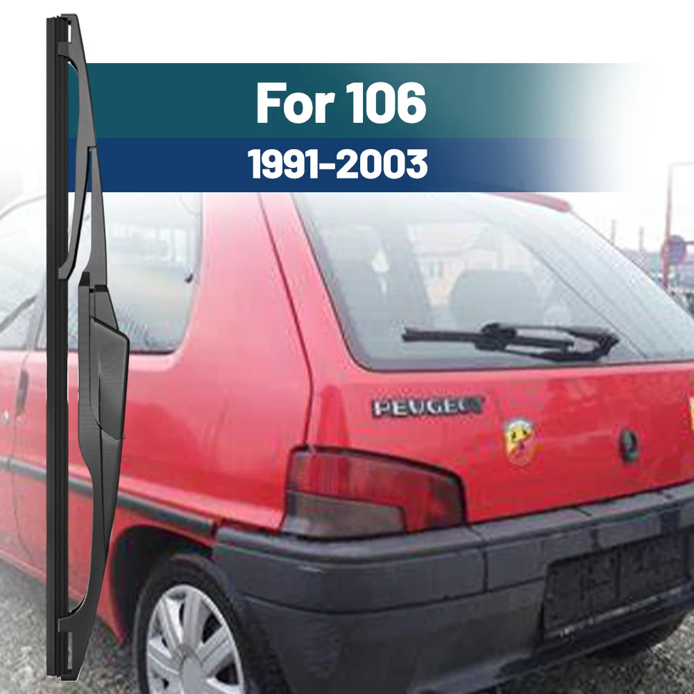Für Peugeot 106 1991-2003 14 "Heckscheibe Scheibenwaschanlage Wischerblatt 1998 1999 2000 2001 2002 Autozubehör