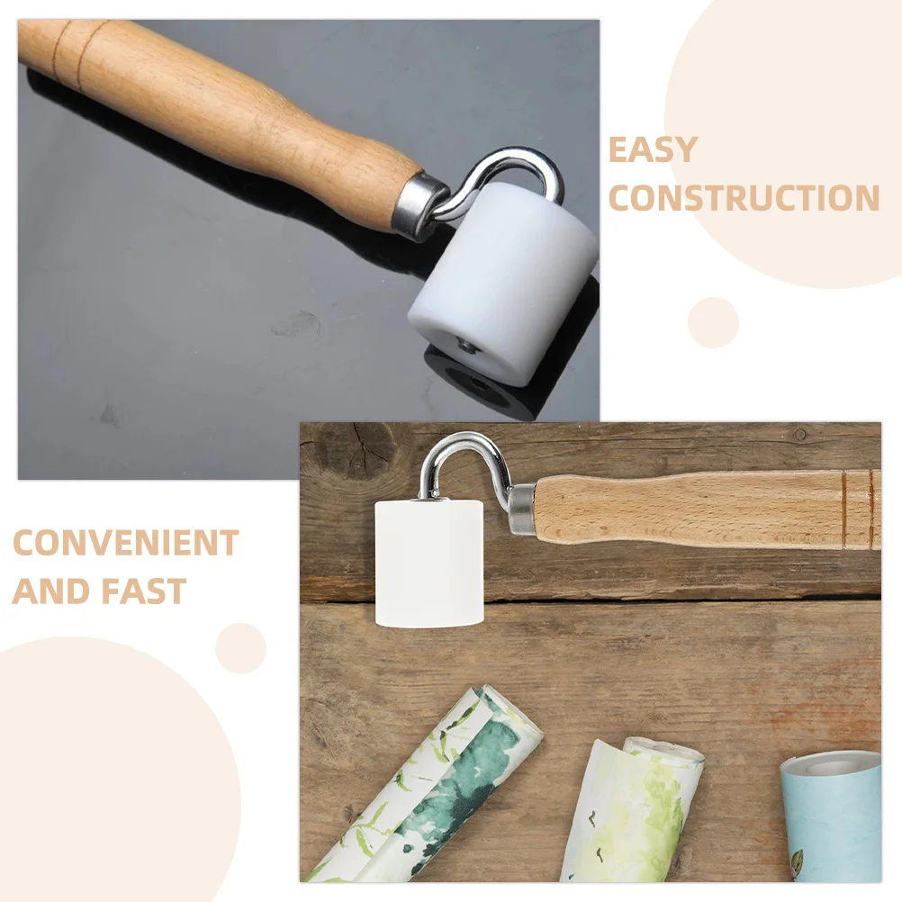 2 個シームローラーツール壁紙用車防音人間工学に基づいたハンドルスムーズペーパースムーザー屋根葺き PVC