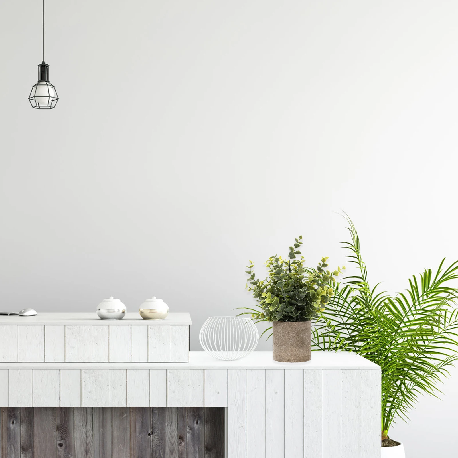 

3Pcs Artificial Mini Potted Fake Succulent Decor Home Office Desktop Bonsai Decoration No Water