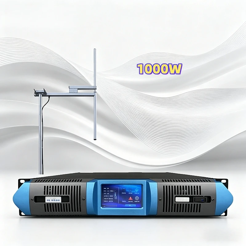 

Good Sound Quality Radio Equipment Antenna 1KW 1000W Fm Broadcast Transmitter