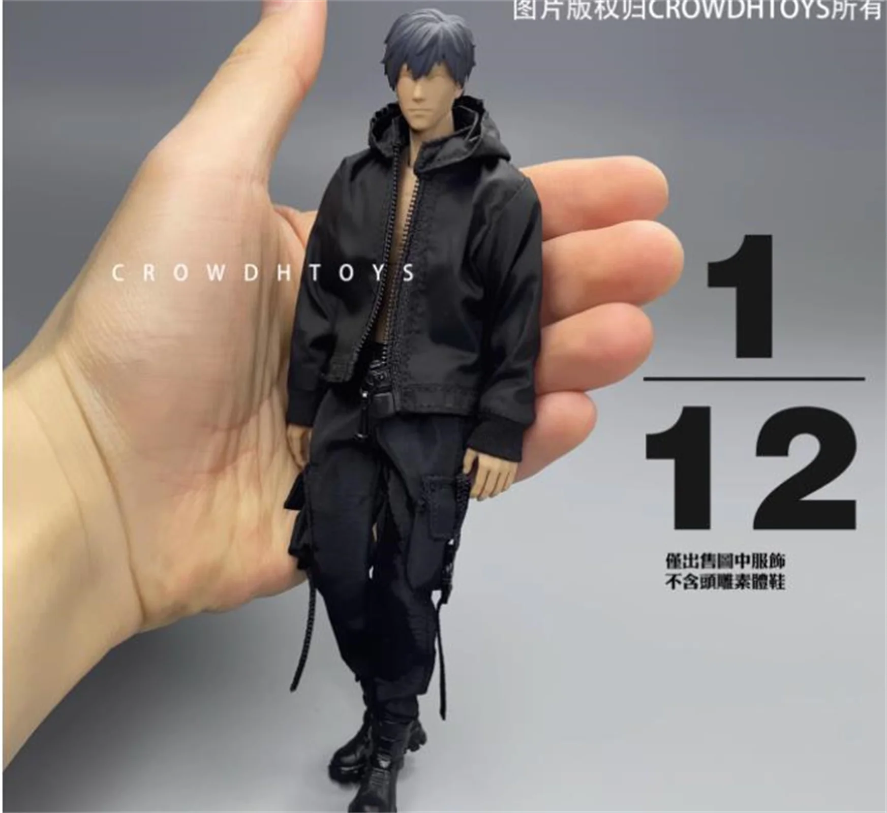 

Тренч в масштабе 1/12, аниме, костюм, куртка, модная мужская одежда для 6-дюймового мужского BMS VB002 VB003lider, экшн-фигурка