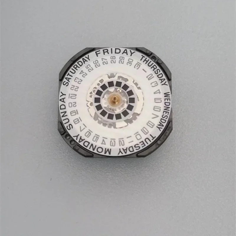 حركة VX44 أصلية من سلسلة تقويم epson VX مقاس VX44E: 11 1/2 بوصة 3 أيدي/عرض دائري للنهار/التاريخ