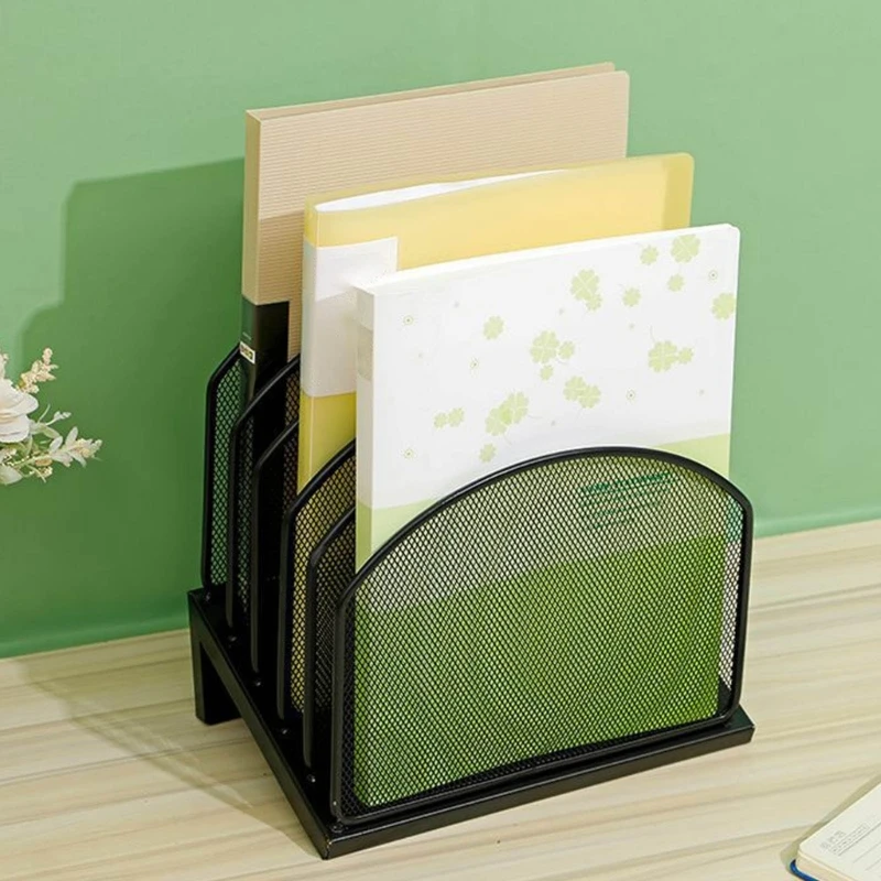 Vertical File Desk File Organizers Office Desktop File Folder Holder