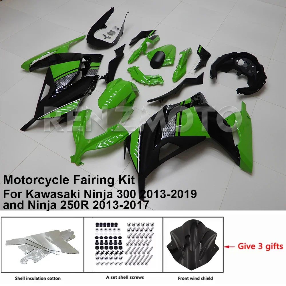 

Обтекатель R/Z K37N08 для Kawasaki Ninja 300 13-19 Ninja 250R 13-17, комплект для мотоцикла, декоративный пластиковый защитный корпус
