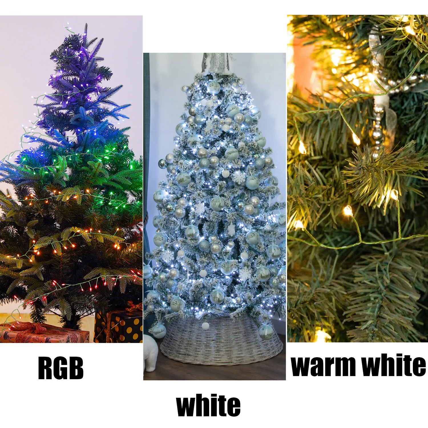 600 المصابيح العنقودية الجنية سلسلة أضواء ل شجرة عيد الميلاد الديكور في الهواء الطلق حديقة غرفة الزفاف الديكور حديقة الطرف #2