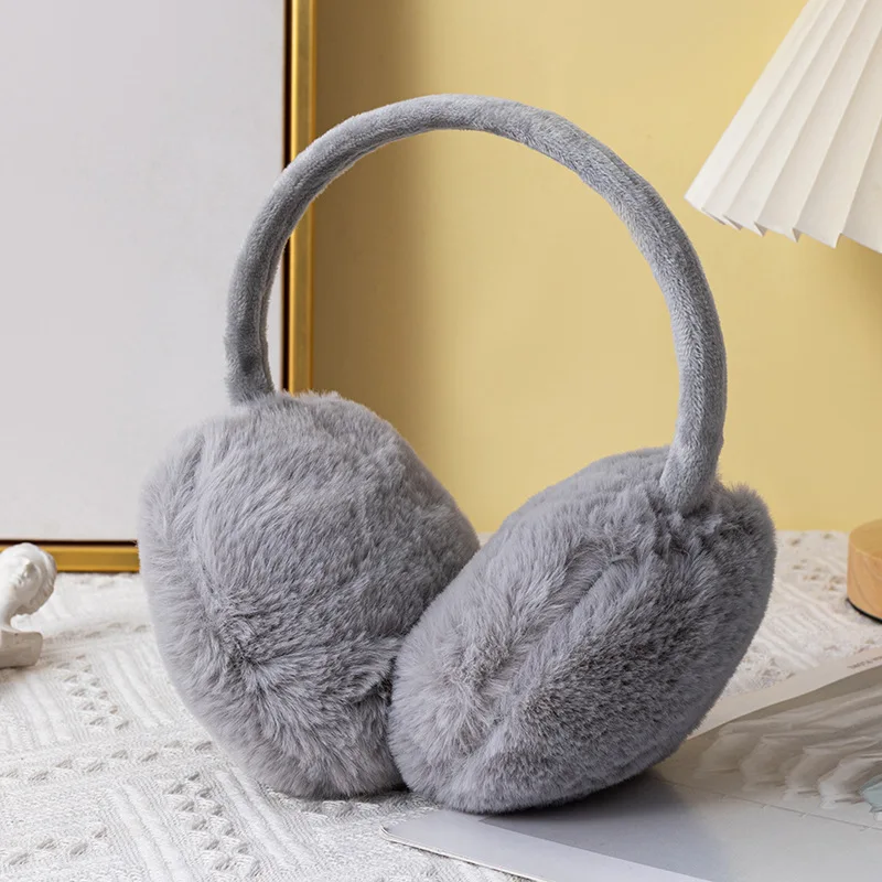 Winter Warmth Plush Ear Warmer Ear Cover for Men and Women Ear Pack Rabbit Hair Enlarged Thickened Eartips Ear Cuffs