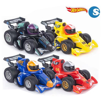 Authentic Hot Wheels F1 magnetic Racing Car Rebound Sports Car Children's Competitive Model Set Car Culture Birthday Gift Toy