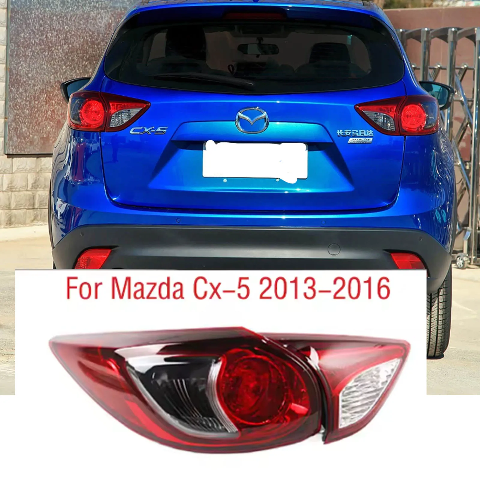 

For Mazda CX5 CX-5 2013 2014 2015 2016 Car Rear Tail Light Brake Stop Turn Signal Lamp Taillight Taillamp Rearlamp No Bulb