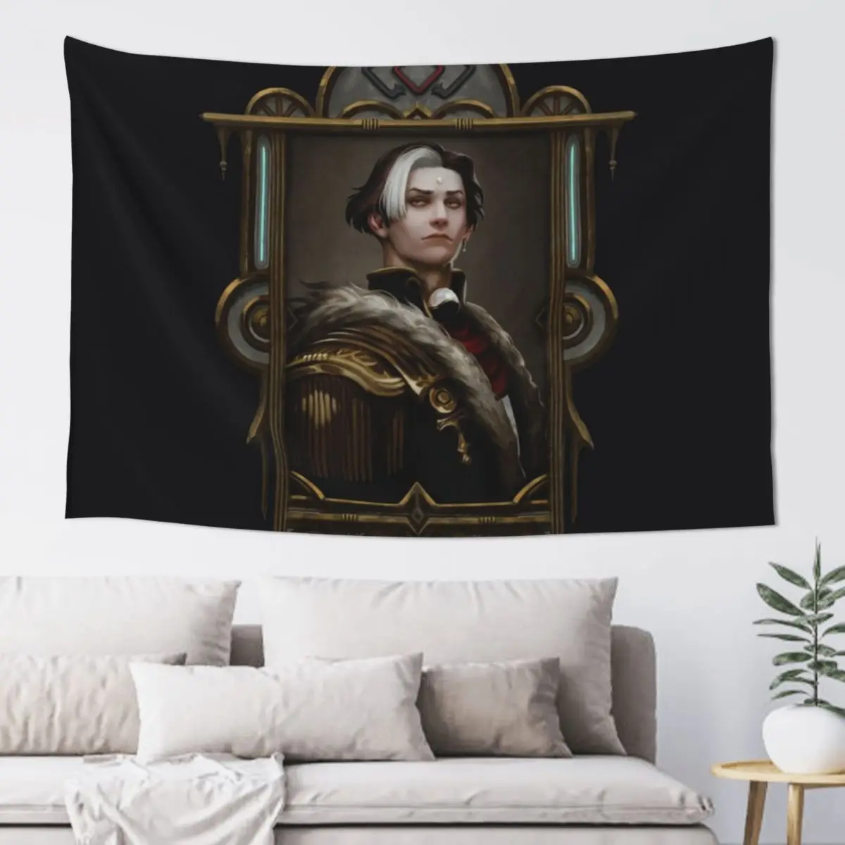 Solus zos Galvus framed portrait Tapestry Luxury Living Room Decoration Wall Decoration Room Decoration Accessories Tapestry