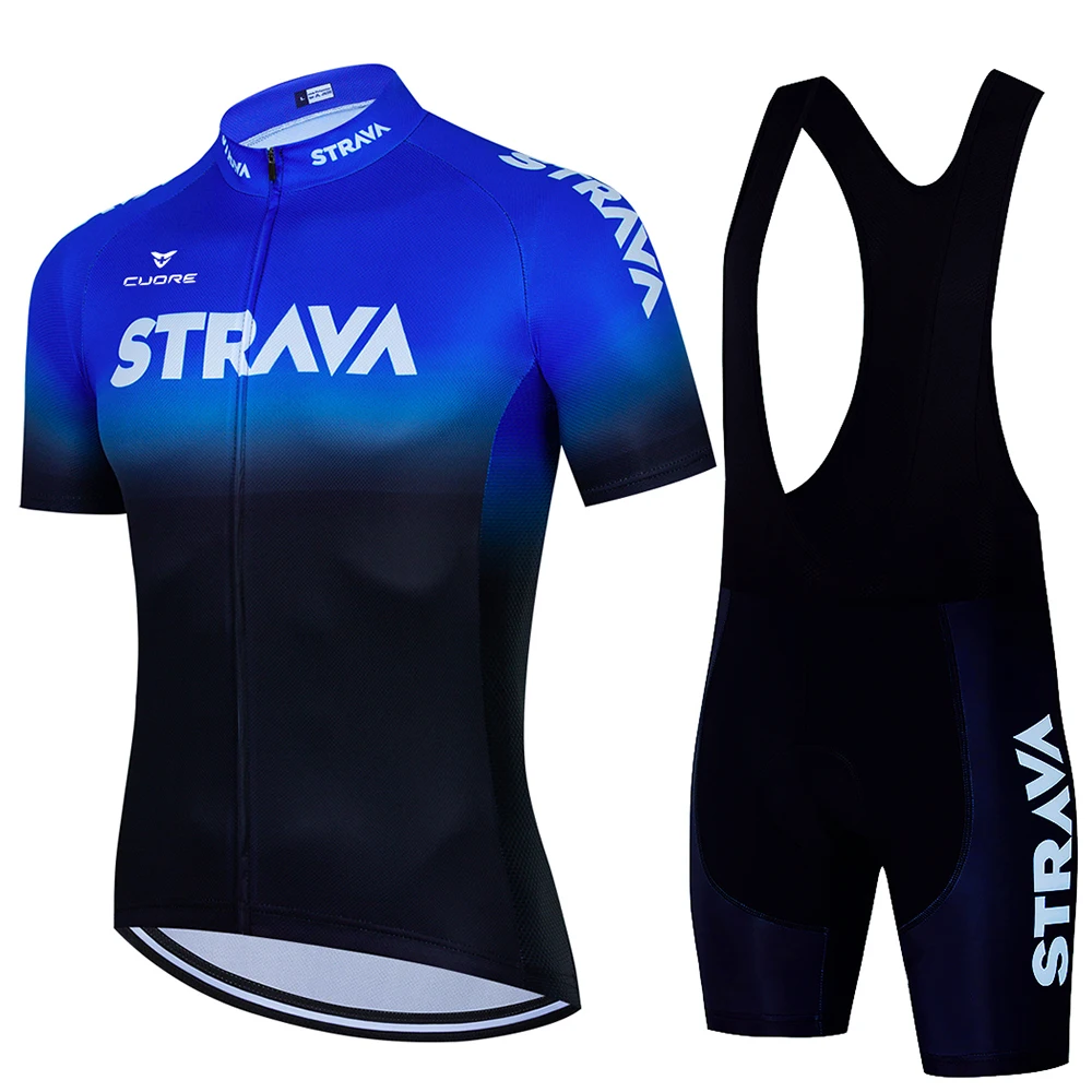 CUDRE STRAVA Jersey Cycling Gear Men Clothing Sportswear Man Mtb Men's Clothing Set for Men's Bicycle Clothes Road Bikes Bycicle