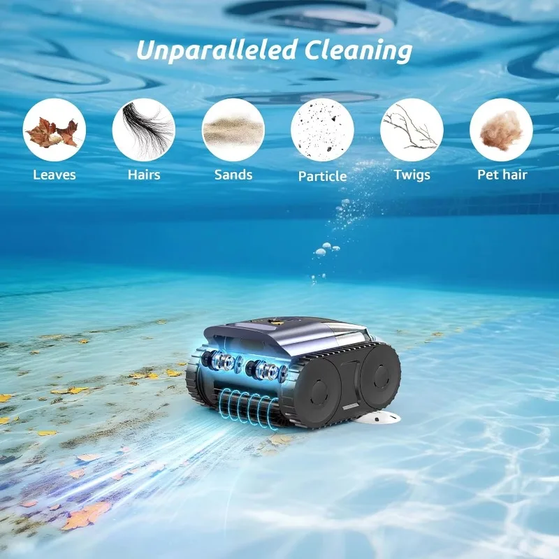 Wall climbing remote control swimming pool cleaner robot automatic robot intelligent swimming pool cleaning robot cordless