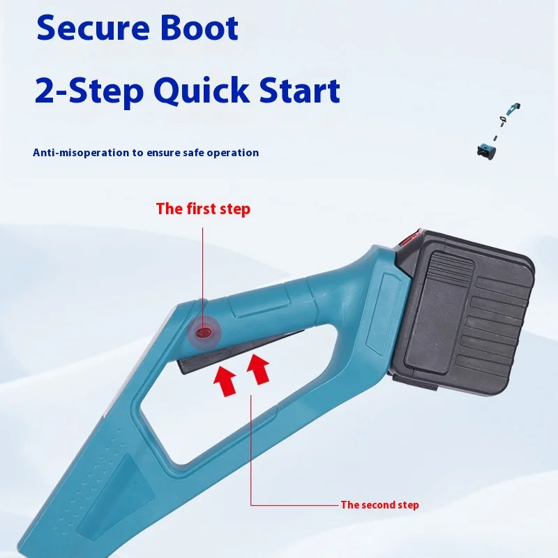 Portable Household Electric Snow Shovel Wireless Folding Design Industrial Grade Road Clearing Tool with Battery Power Source