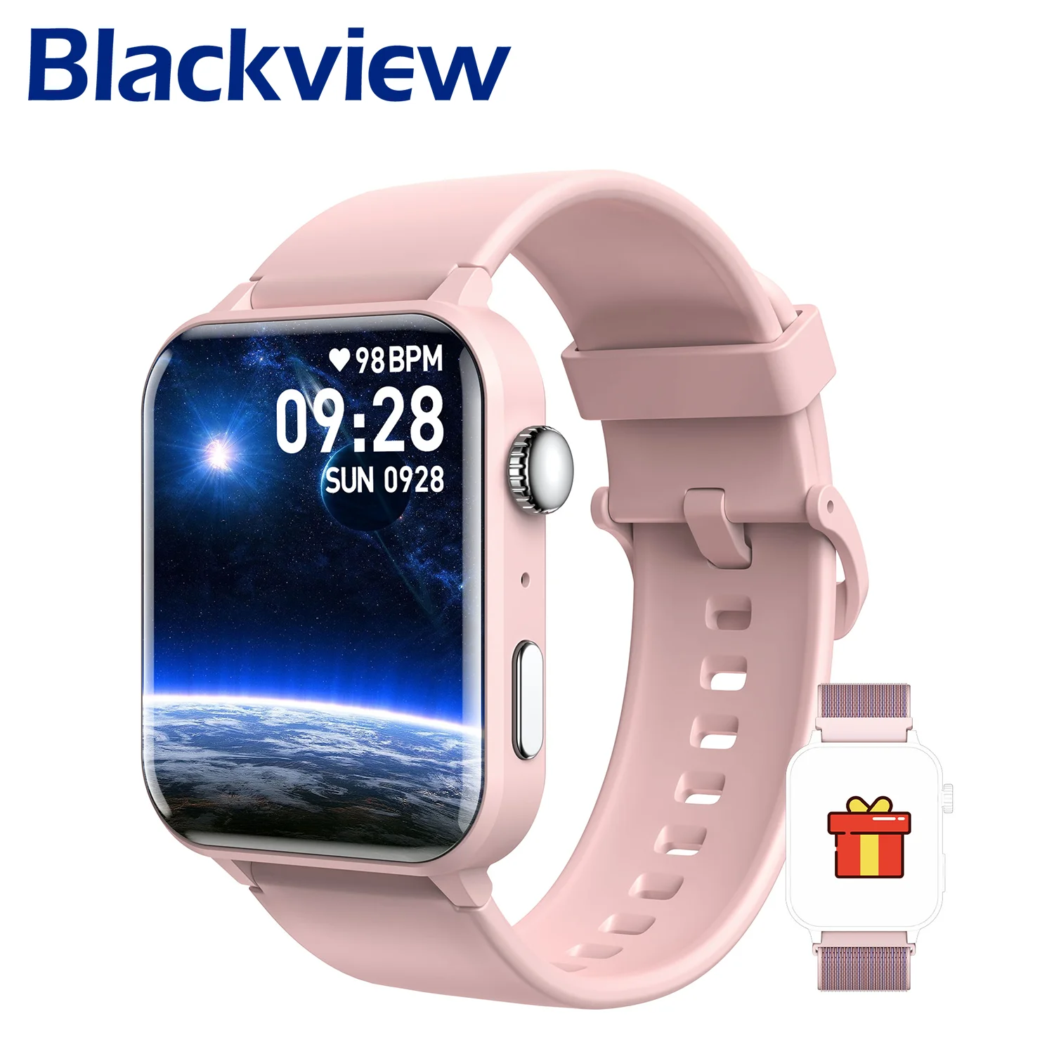

Blackview R30PRO Смарт-часы 1,85 дюйма HD TFT-дисплей Смарт-часы Открытый Bluetooth-вызов с сердечком для фитнеса 100 режимов тренировок
