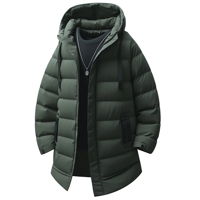 سترة رجالية بياقة واقفة سترة رجالي شتوية جديدة سترة صوفية دافئة سترات رجال الأعمال الترفيه معطف البيسبول معاطف 95088 #4