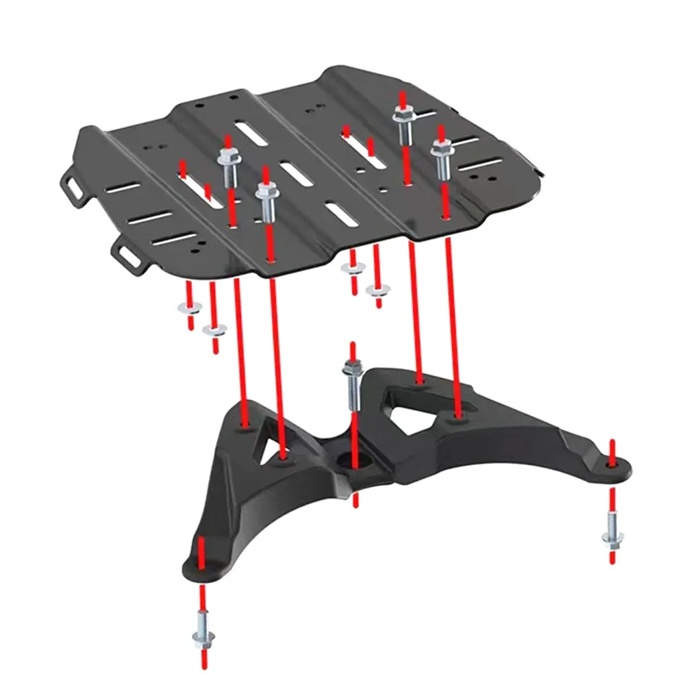 Bagagem traseira Rack suporte para ZONTES 350E, acessórios E350 motocicleta, original, Fit