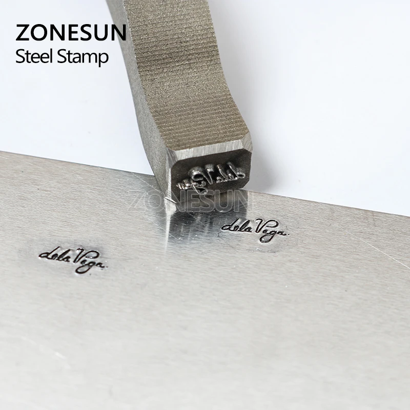 ZONESUN Alphatbet Custom Steel Stamp Mold Marking Tool Embossing Metal Jewelry Stamping Ring Bracelet Necklace Buckle