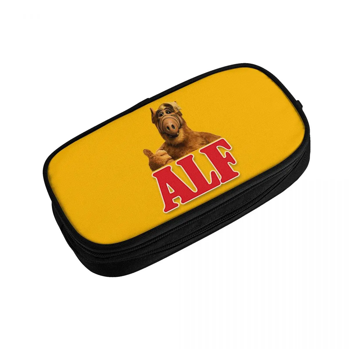 ALF Alien Life Form Custom School Pencil Case Boy Girl Large Storage Alien Life Form Pencil Pouch Students Stationery