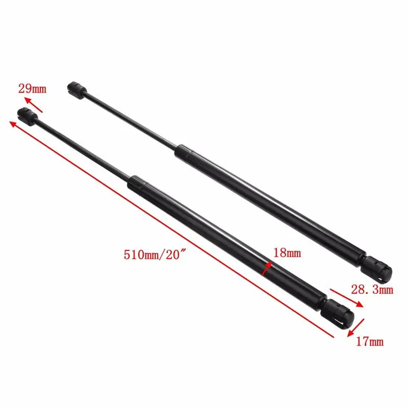 

2Pcs For 307 2002-2008 20 Inch Rear Tail Gate Gas Struts Boot Holders Lifter Support 8731F8