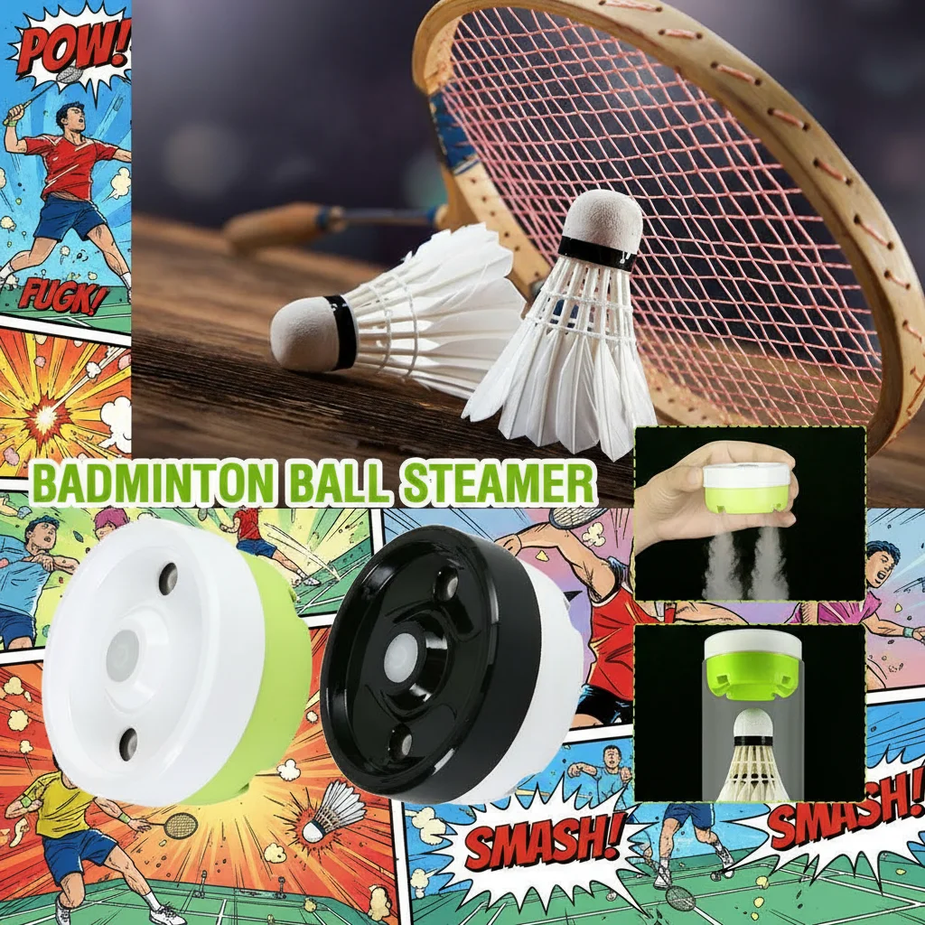 

Badminton Shuttlecock Humidifier Steam Air Moisturizer for Shuttlecocks And Balls Battlecock Feathers Preservation