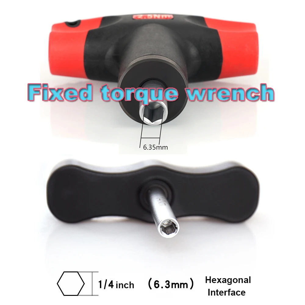 

High Quality 7mm 8mm Hexagonal Wrench T-Type Fixed Torque Wrench 1.8/2.5 Nm Sleeve Maintenance Tool For Ender 3 E3D MK8 Nozzle