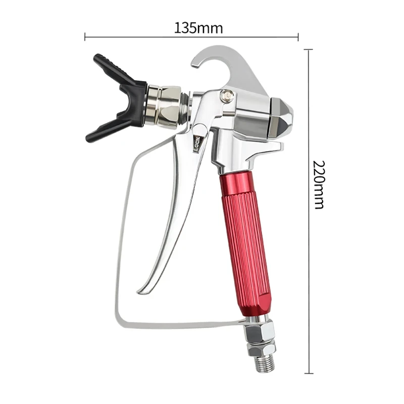 Airless Paint Spray Gun with 517 tip Swivel Joint 3600PSI High Pressure Spray Gun Airless Sprayer Spraying Machine Parts