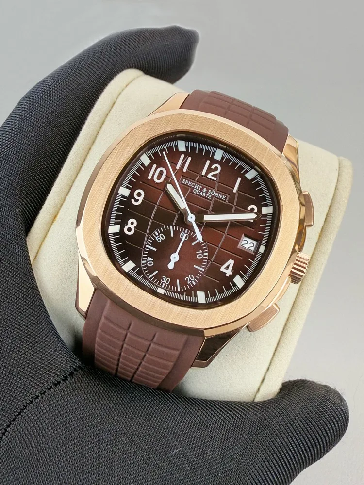 Orologi da uomo orologi cronografo di lusso delle migliori marche】 orologio sportivo al quarzo cinturino in caucciù orologio in acciaio inossidabile