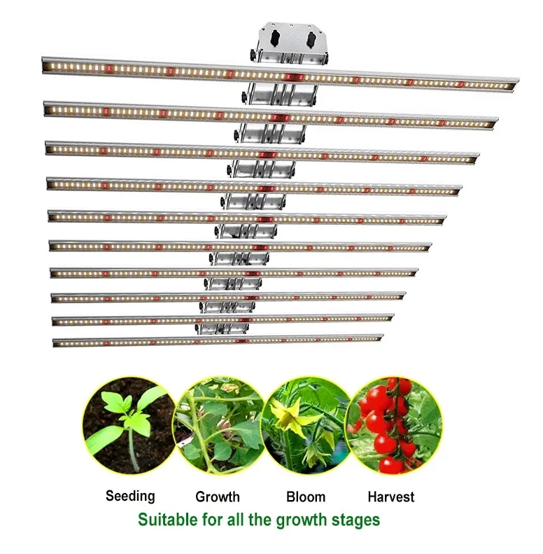 Phlizon 800W Grow Lights Led Hydroponic Grow Verlichtingssysteem Etl Vermeld 800W Wifi Control Led Grow Lamp Snelle Verzending