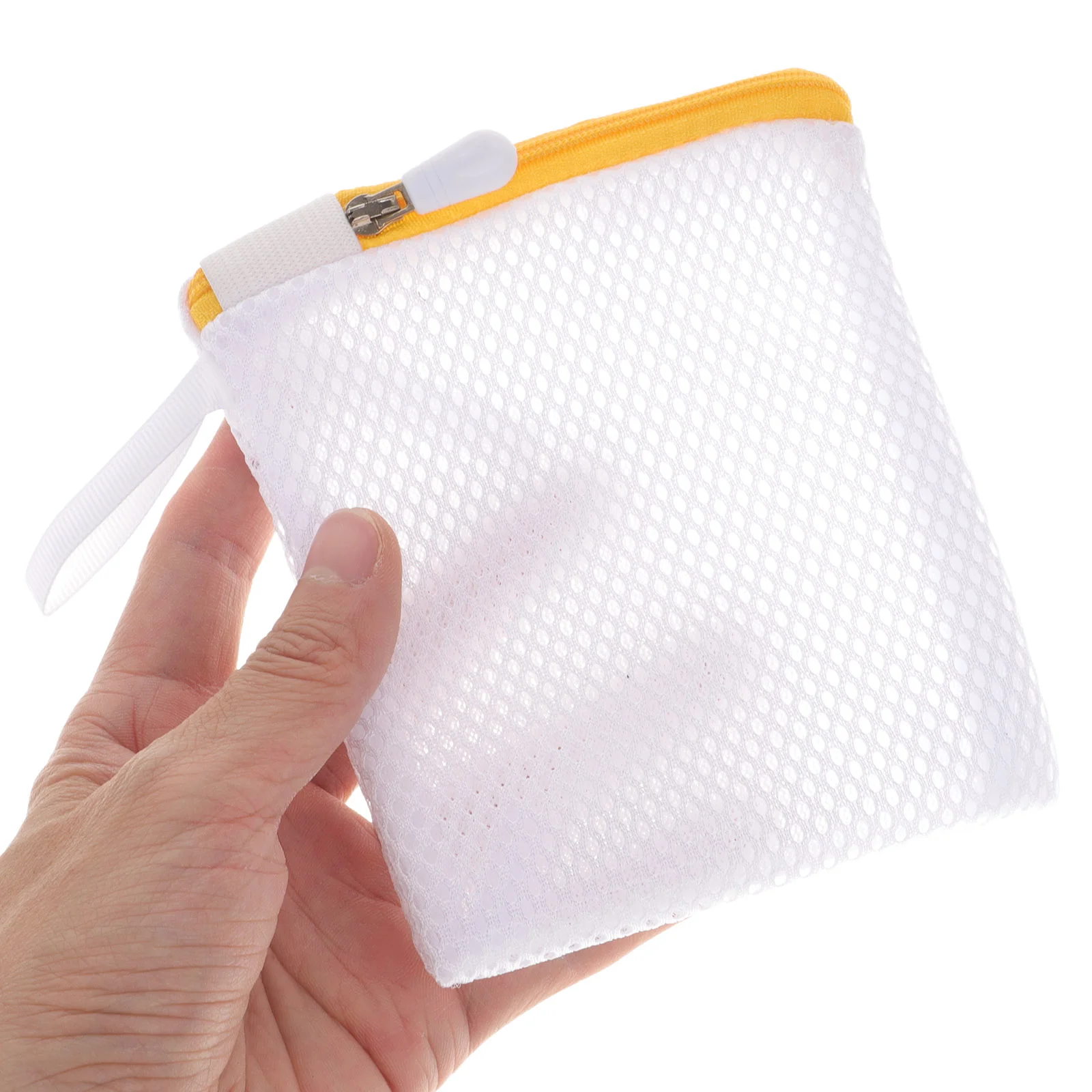 Foldable Portable Zipper Closure Portable Mini Mesh Bags Storage Bags Washing Bags Laundry Bag Set