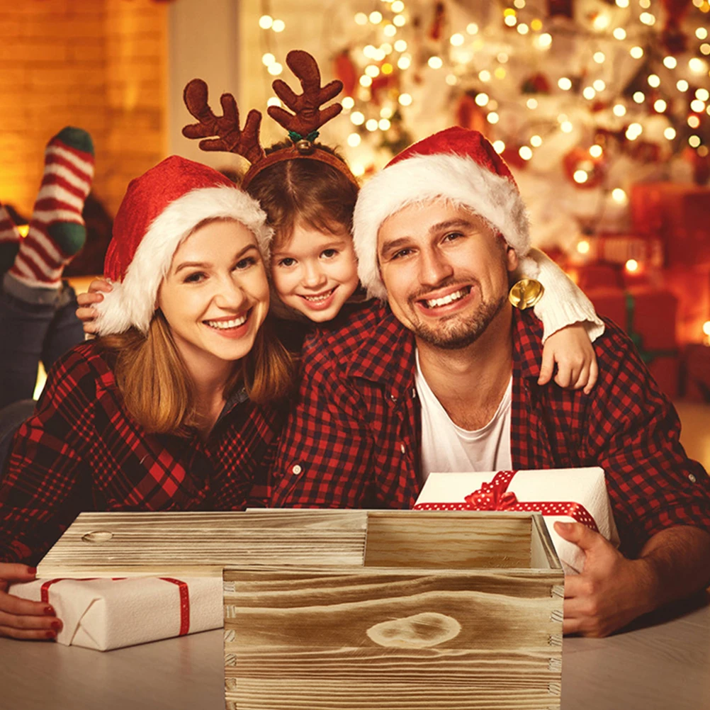 

Sliding Wooden Box Storage Container Gift Packaging Easy Open Close Anti Drop Household Tidy Look Practical ganizer