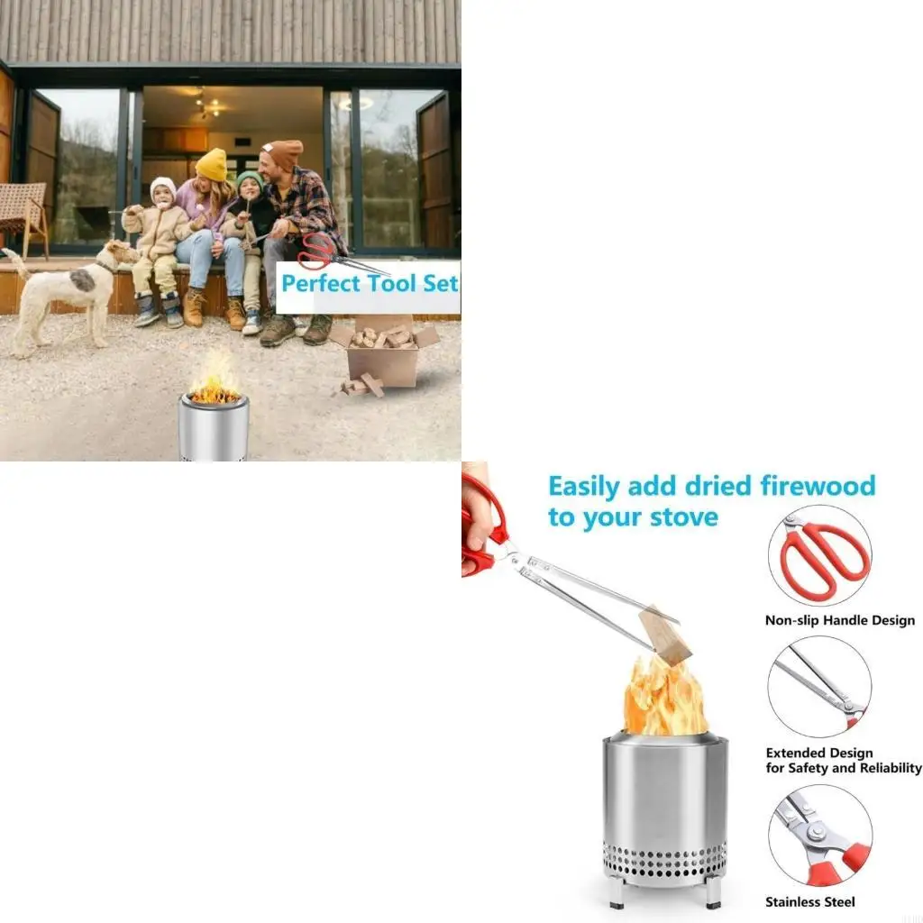 현대 주택 난방 요구 사항을 위한 미끄럼 방지 손잡이 및 걸이식 보관 솔루션이 포함된 프리미엄 벽난로 재 제거 세트