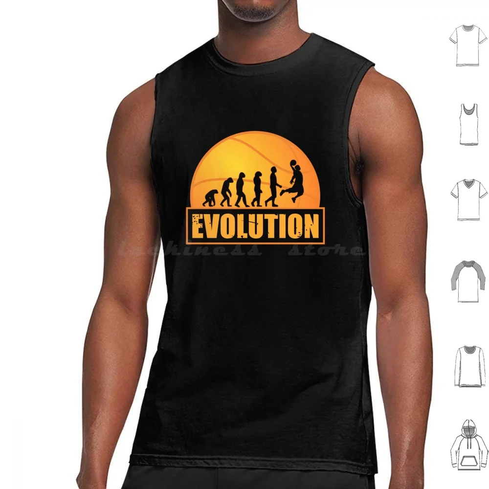 Basketball-Evolution Of Human Tank Tops Vest Sleeveless Basketball Evolution Human Sports Sport Basket Dunking