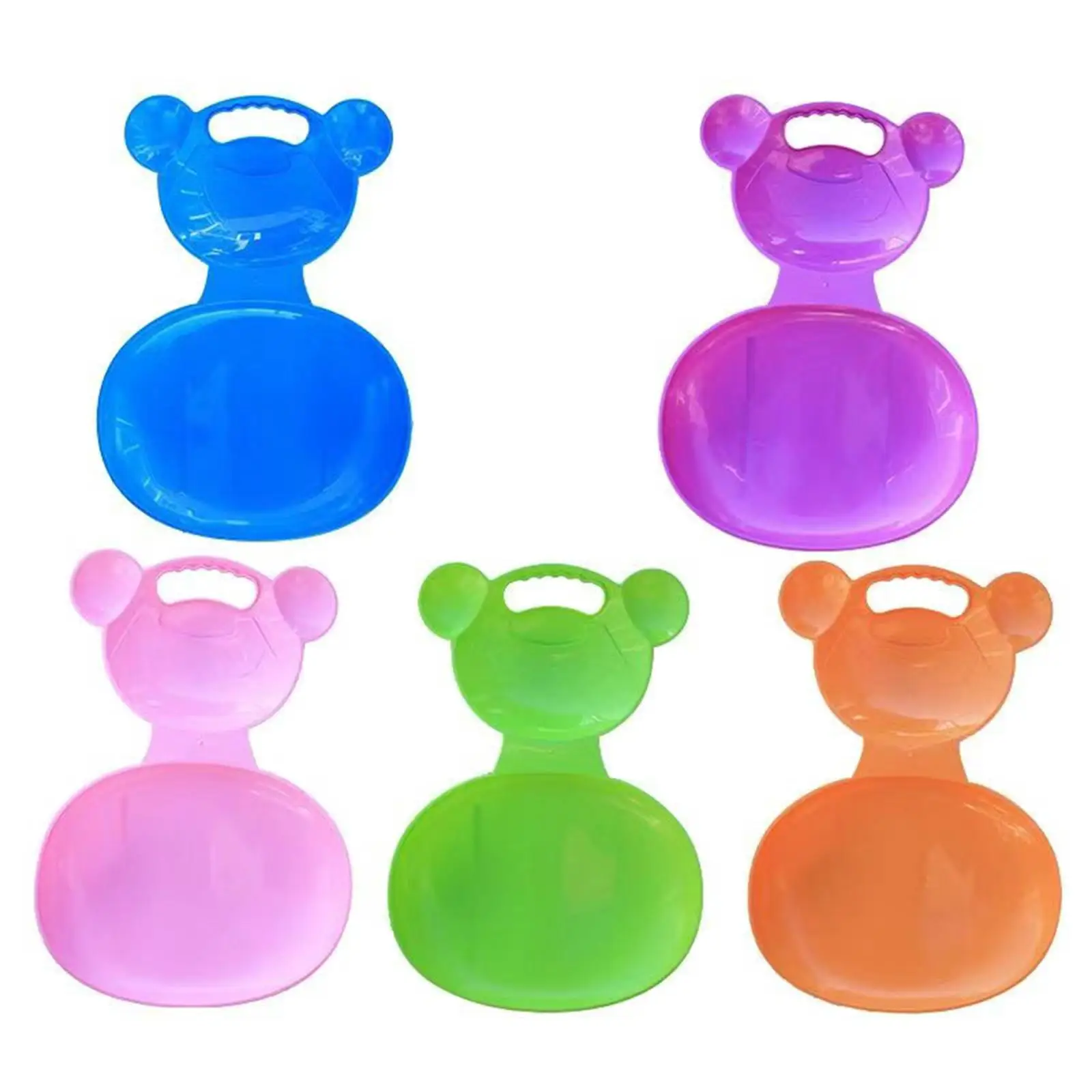 

Versatile Snow Sled PP Sledge Board with Handle for Kids Adults Outdoor Lawn Beach Holiday Festival Toy