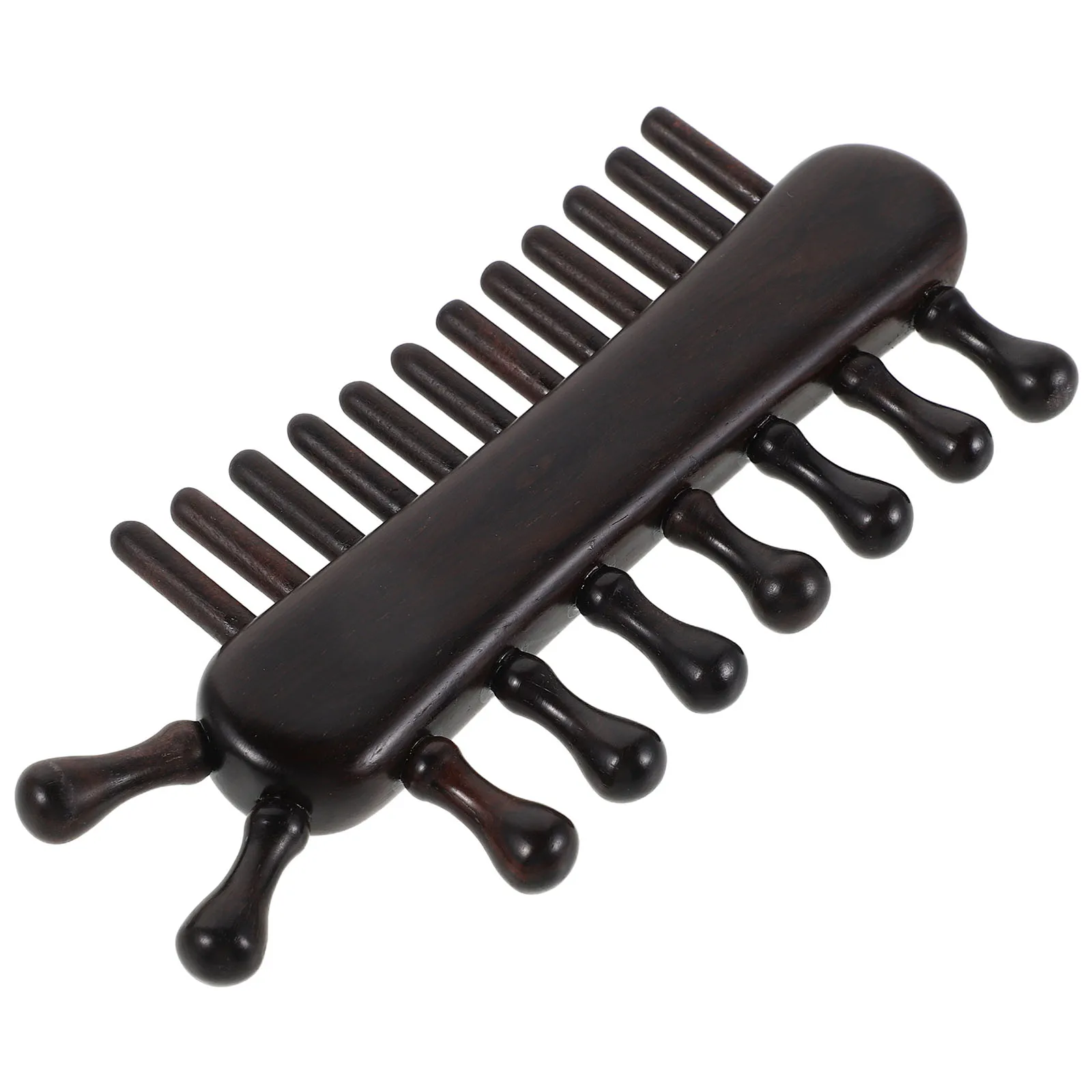 

Green Sandalwood Massage Comb Hair Tool Comb、 Tools Guasha Shampoo Brush Scalp Handmade