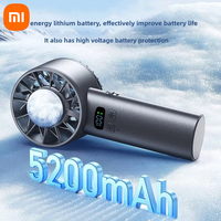 Xiaomi 5200mah Ice Compress Fan High-speed Cooling Handheld USB Rechargeable Portable LED Digital Display For Travel Outdoor